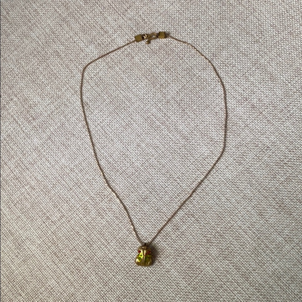 Mecedes Salazar frog necklace